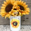 Find Sunshine Sunflower Decorative Jar - Image 3