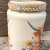 Highland Cow Decorative Jar - Image 2