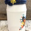 Orange Butterfly Glass Jar - Image 4