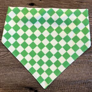 EZ Scrunch Green Checker