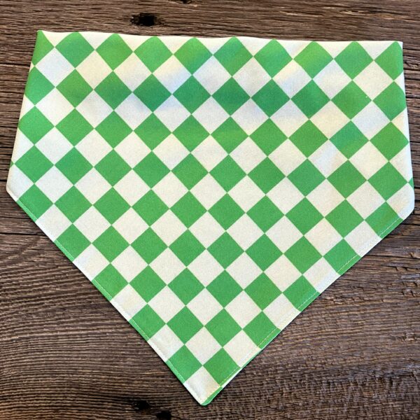 EZ Scrunch Green Checker