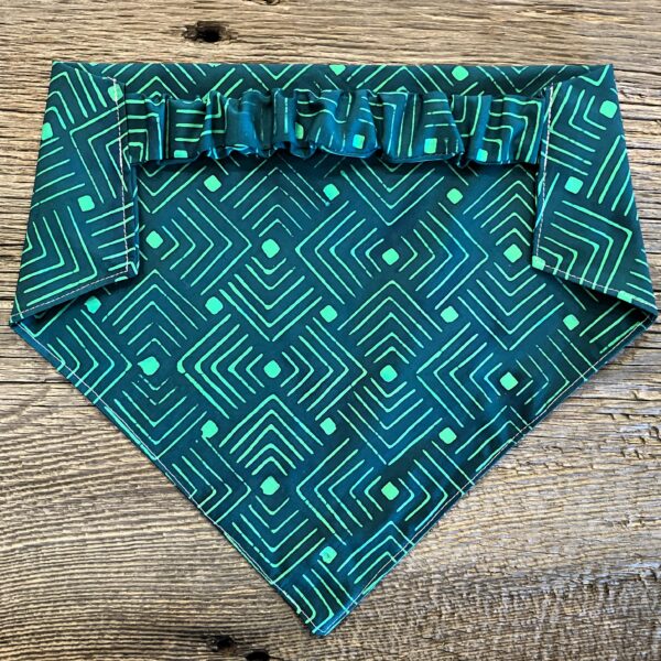 EZ Scrunch Teal Pattern - Image 2