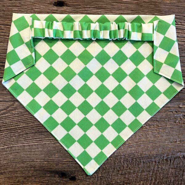 EZ Scrunch Green Checker - Image 2